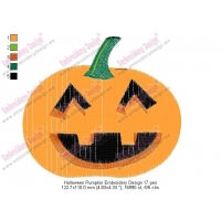 Halloween Pumpkin Embroidery Design 17